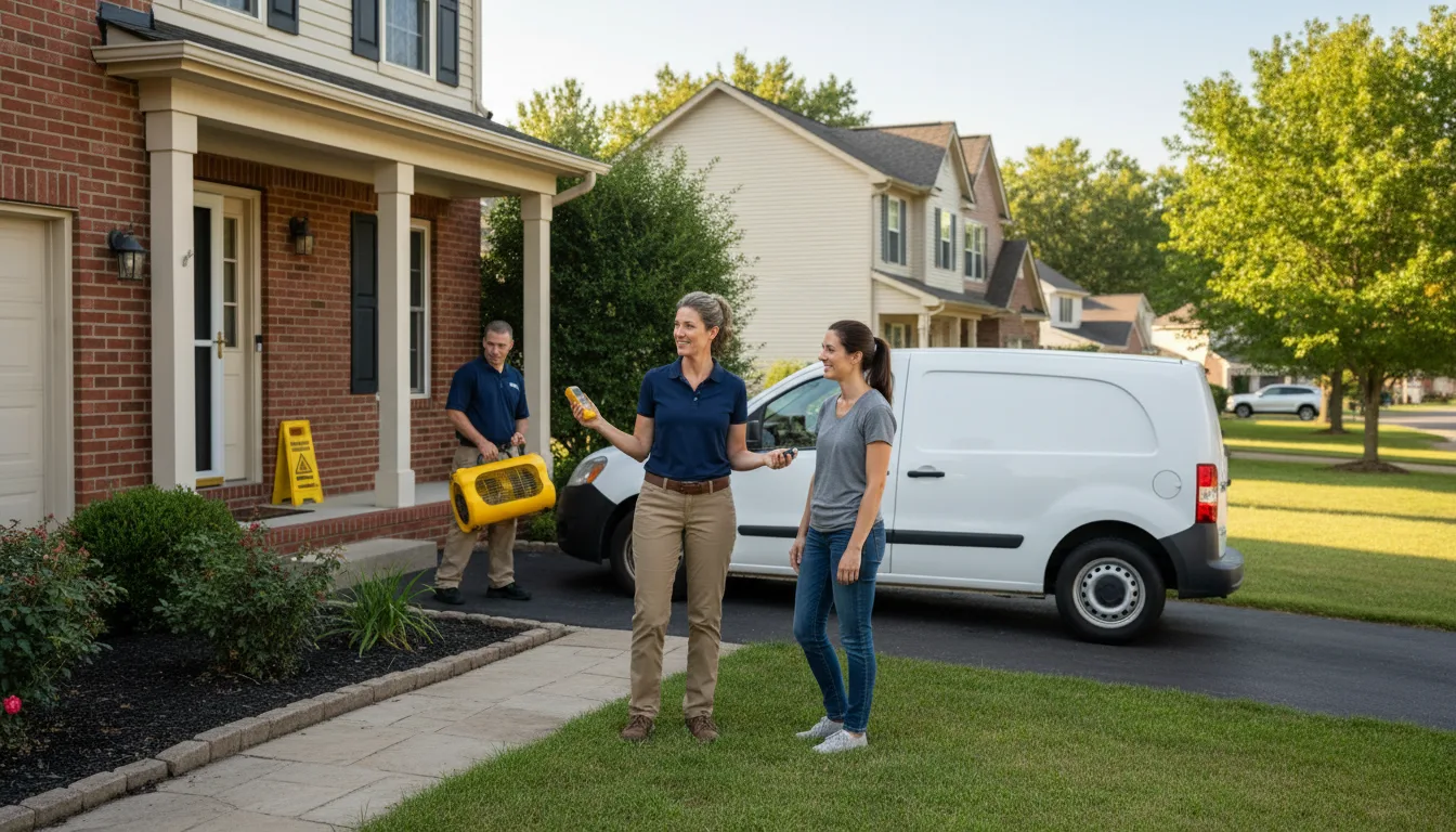 Water restoration image for Flood Water Cleanup, Removal And Restoration Services in Leesville, TX